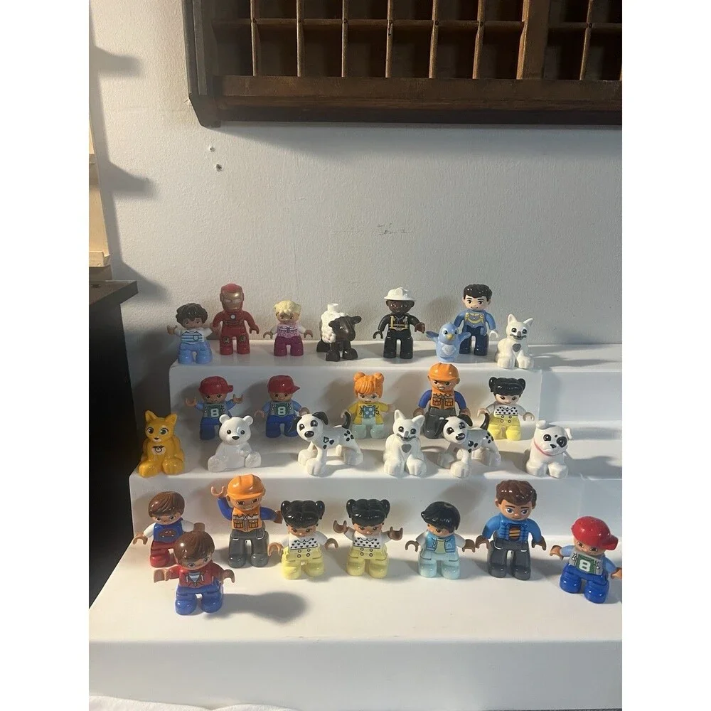 Lot of 27 Lego Duplo Figures Toys Animals Boys Girls Pets Characters